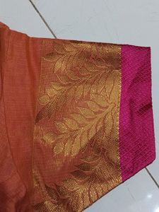 NewBlouse - MustardColor With PinkBorder NeverUsed