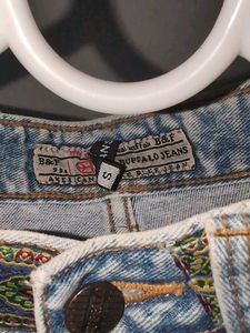 Zara Denim Shorts with Trim
