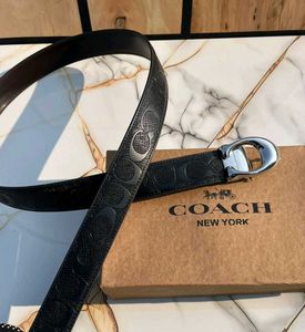 Coach Black Signature Belt