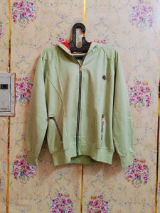 🇳🇿💫🎀Light Green Zip-Up Hoodie
