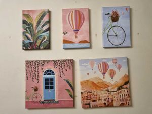 Vibrant Canvas Wall Art Set