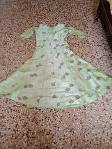 Beautiful Pastel Green Anarkali Dress