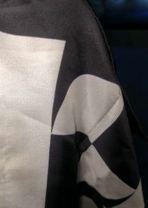 Black &amp; White Geometric Scarf