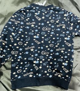 Space Print Sweatshirt