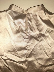 🥂 Champagne Luxe Satin Top — AUTHENTIC MANGO SUIT