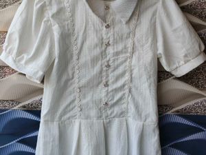 puff sleeve collar dress