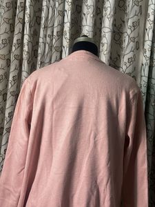 Cozy Pink Textured Sweater