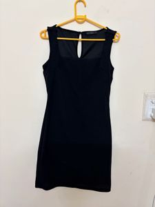 Sleek Black Mini Dress