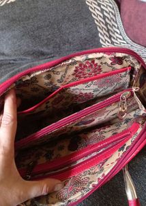 Chic Red Handbag