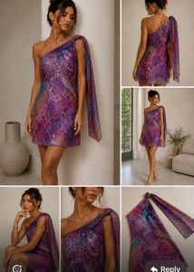 Floral  Print Off ShoulderDress