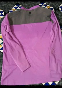 Cozy Pink &amp; Grey Zip-Up Sweatshirt