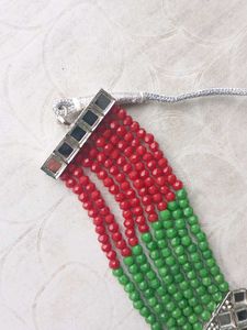 Beautiful Beaded Necklace &amp; Earring Set