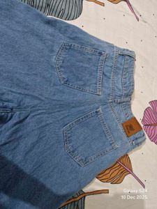 Wide Leg Denim Jeans