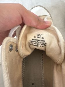 Chunky Sole Cream &amp; White shoes