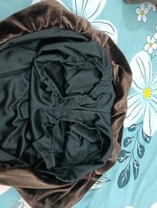 Chic Velvet Ruffle Skirt