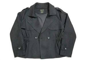 Chic Black Double-Breasted Jacket