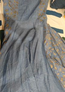 Elegant Blue Ethnic Gown