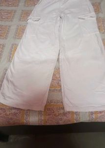 Chic White Cargo Pants