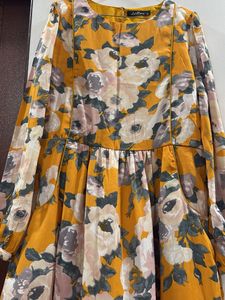 Floral Print A-line Dress