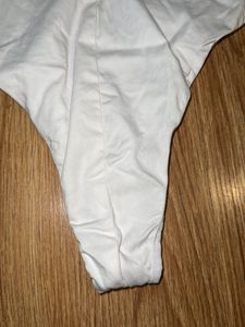 White Ruffle bodysuit