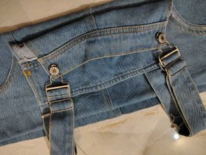 Denim dungaree