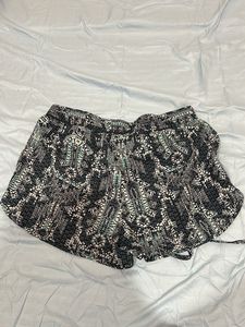 Boho Print Drawstring Shorts