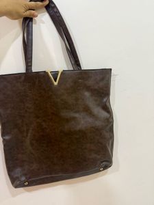 Chic Brown Tote Bag