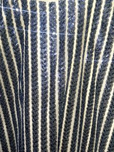 unused Striped Sequin Party Dress