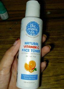 Free purse and The Moms Co. Vitamin C Face Toner