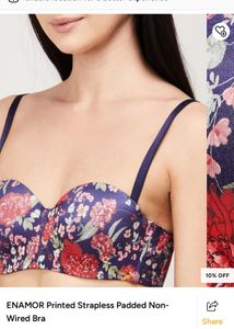 Enamore Floral Print Bra