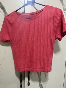 Ribbed Cropped Top