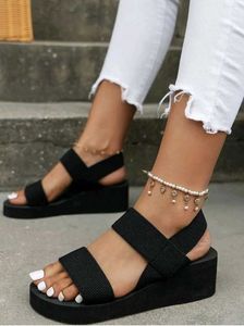 Black Platform Sandals