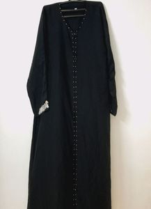 UAE Imported Simple abaya - Heavy Stone Work On Sleeves