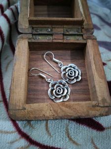 COMBO OF GERMAN SILVER CUTE EARRINGS