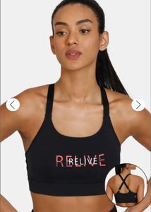 RELIVE Black Sports Bra