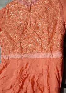 Peach 3 Ps Dress