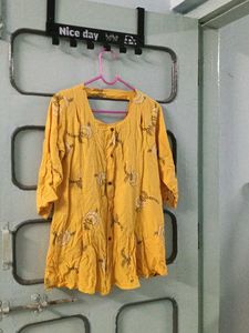 Floral Yellow Top