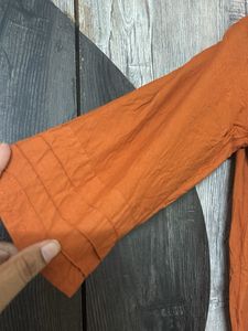 Orange Embroidered co-ord  Set