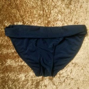 Black Fold-Over Bikini Bottom