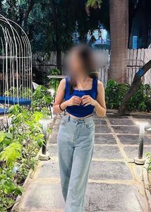 Royal Blue Corset Top