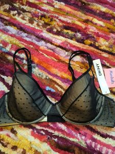 DKNY Sheer Dot Bra
