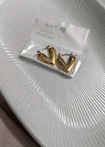 Heart Shaped Hoop Earrings anti tanish