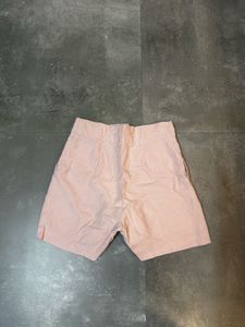 Light Pink Pleated Shorts