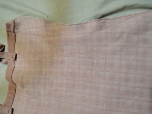 Pink Gingham Knit dress