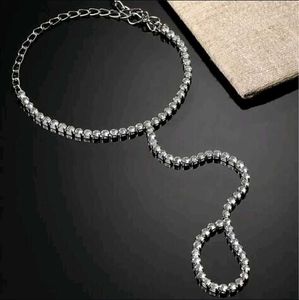 Sparkling Rhinestone Chain Bracelet