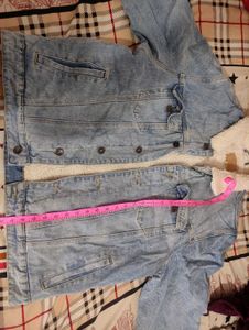 Solid Denim Jacket for Men &amp; Women both