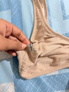 Stylish Tie-Front Bikini Top