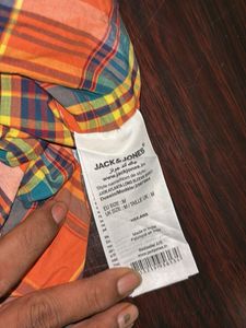 Jack &amp; Jones Men's Plaid Long Sleeve  Shirt