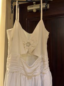 White Mini Jumpsuit - Casual Chic