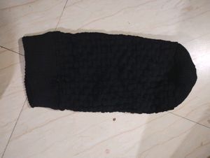 Unisex Black Beanie Cap